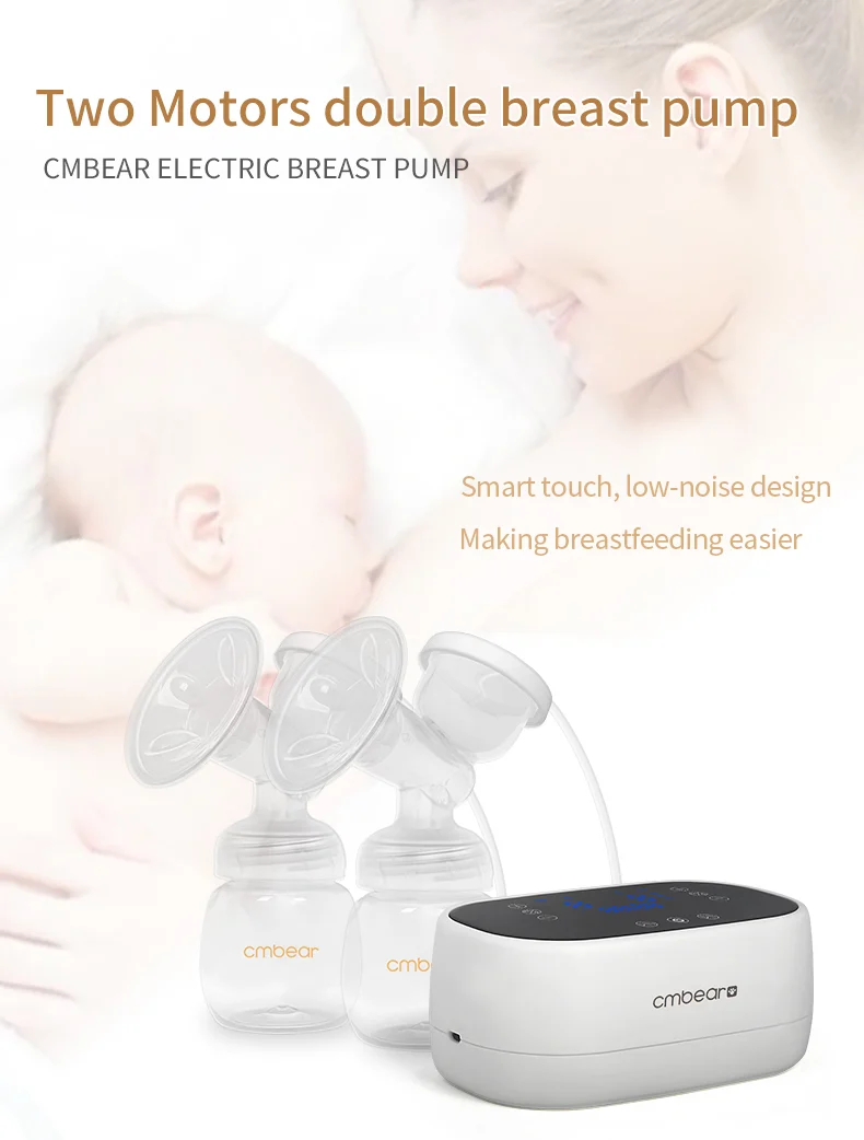 Double Motor Electric Breast Pump 0905 electric breast pumps product detail image for OEM/ODM suppliers