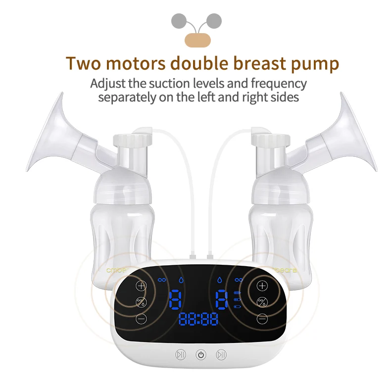 Double Motor Electric Breast Pump 0915 electric breast pumps product detail image for OEM/ODM suppliers