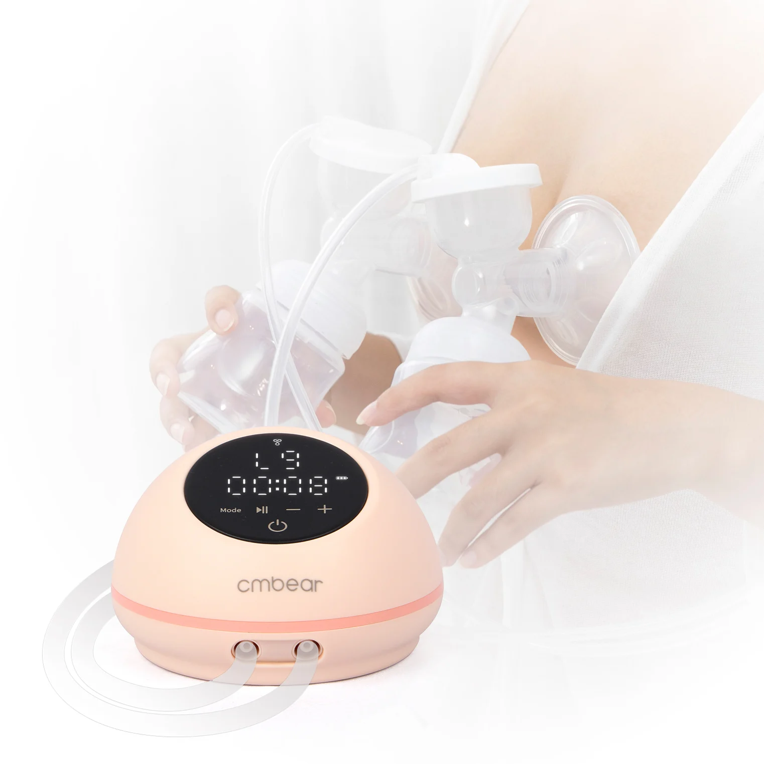 Electric Breast Pump 0206/0216 Triple Bottle electric breast pumps gallery product view for OEM/ODM suppliers