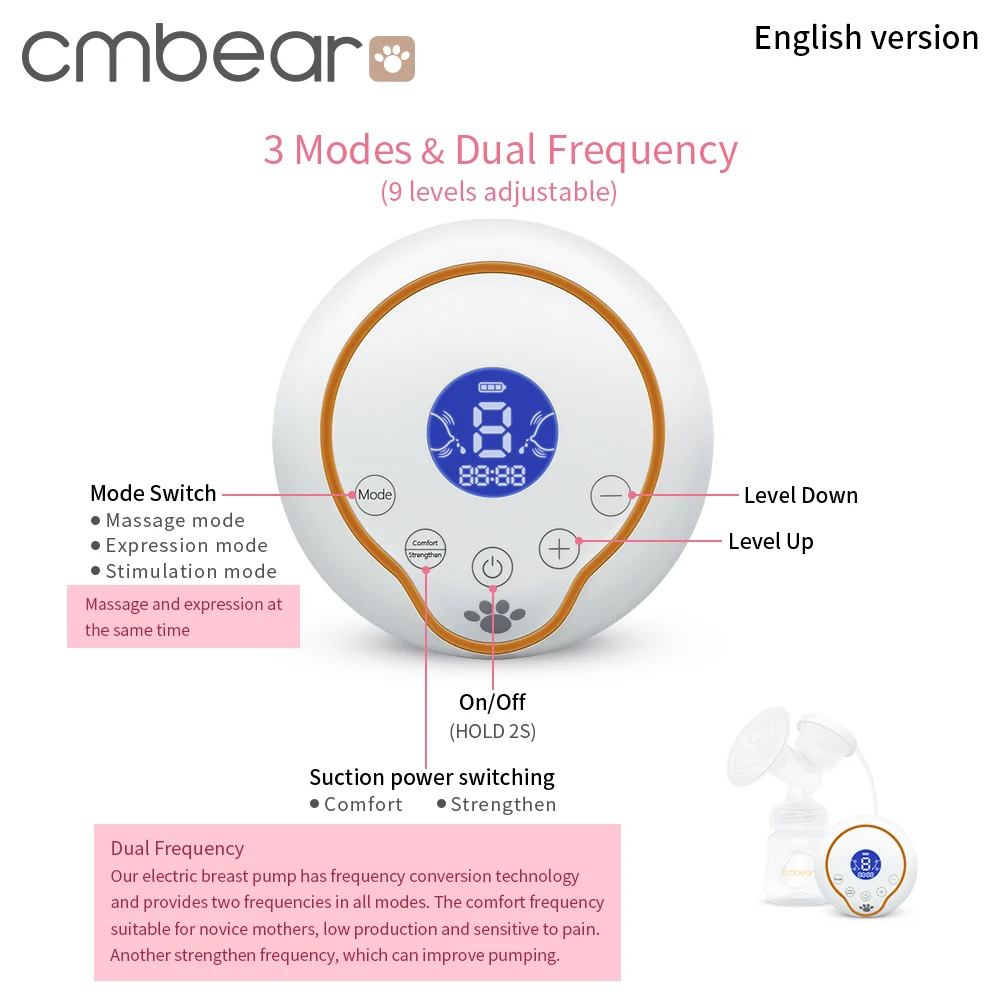 Electric Breast Pump 0611 electric breast pumps product detail image for OEM/ODM suppliers