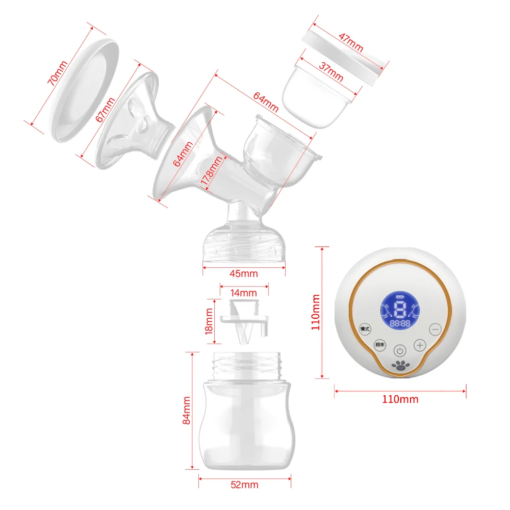 Electric Breast Pump 0611 electric breast pumps specification image for OEM/ODM suppliers