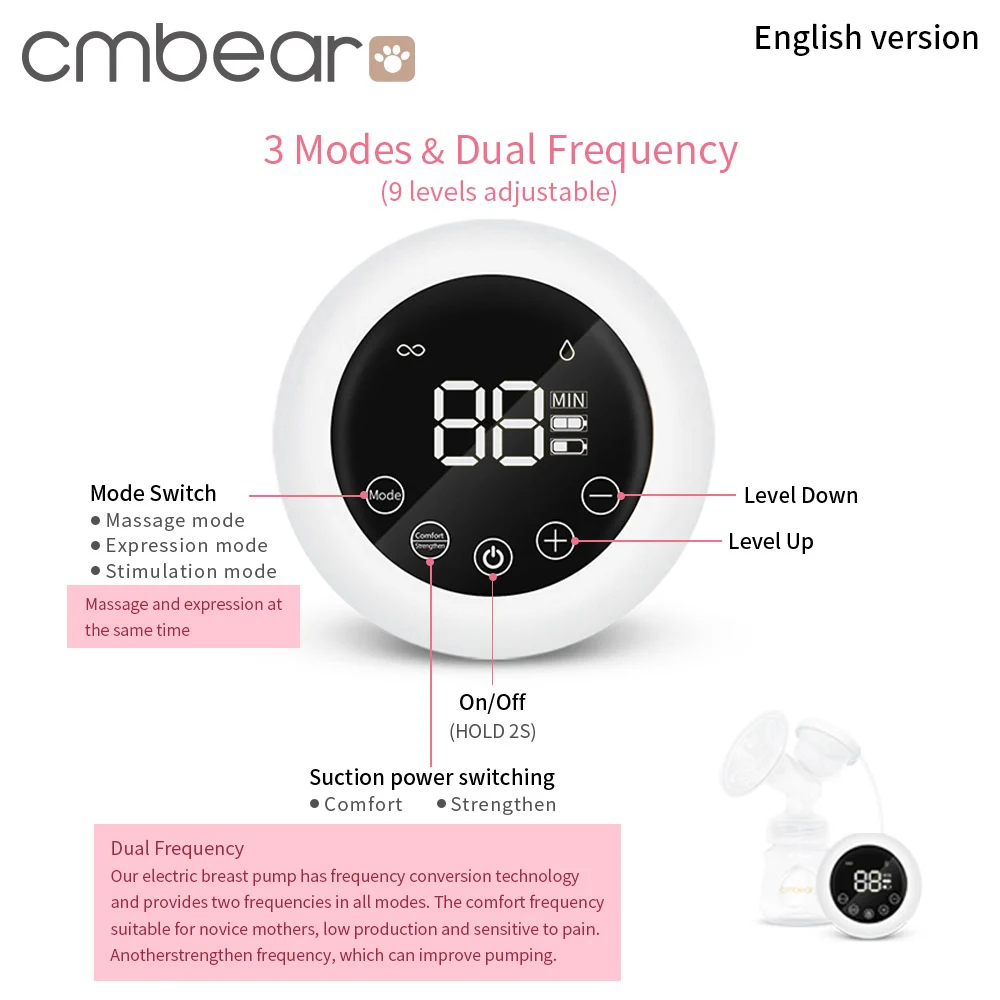 Electric Breast Pump 0618/0628 electric breast pumps gallery product view for OEM/ODM suppliers