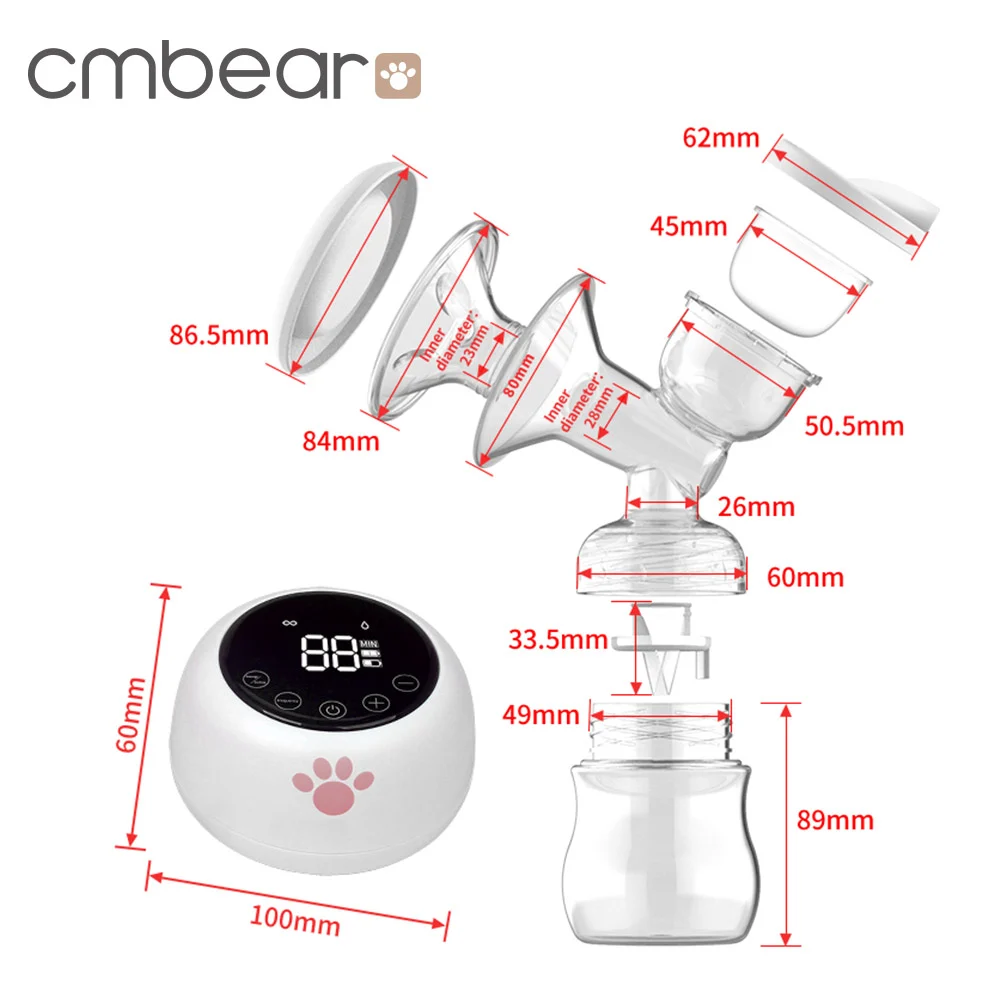 Electric Breast Pump 0618/0628 electric breast pumps product detail image for OEM/ODM suppliers