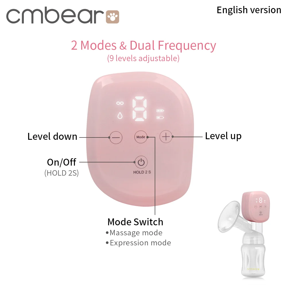 Integrated Electric Breast Pump 0901 gallery product view - Electric Breast Pumps | Wancheng Baby Integrated Electric Breast Pump 0901 electric breast pumps gallery product view for OEM/ODM suppliers