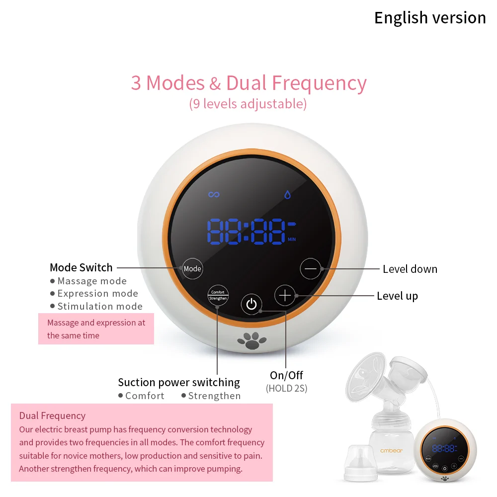 Electric Breast Pump 0902/0912 electric breast pumps product detail image for OEM/ODM suppliers