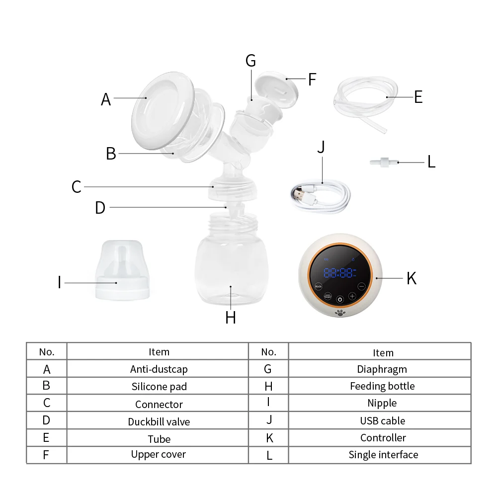 Electric Breast Pump 0902/0912 electric breast pumps product detail image for OEM/ODM suppliers