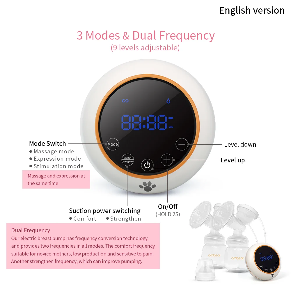 Electric Breast Pump 0902/0912 electric breast pumps product detail image for OEM/ODM suppliers