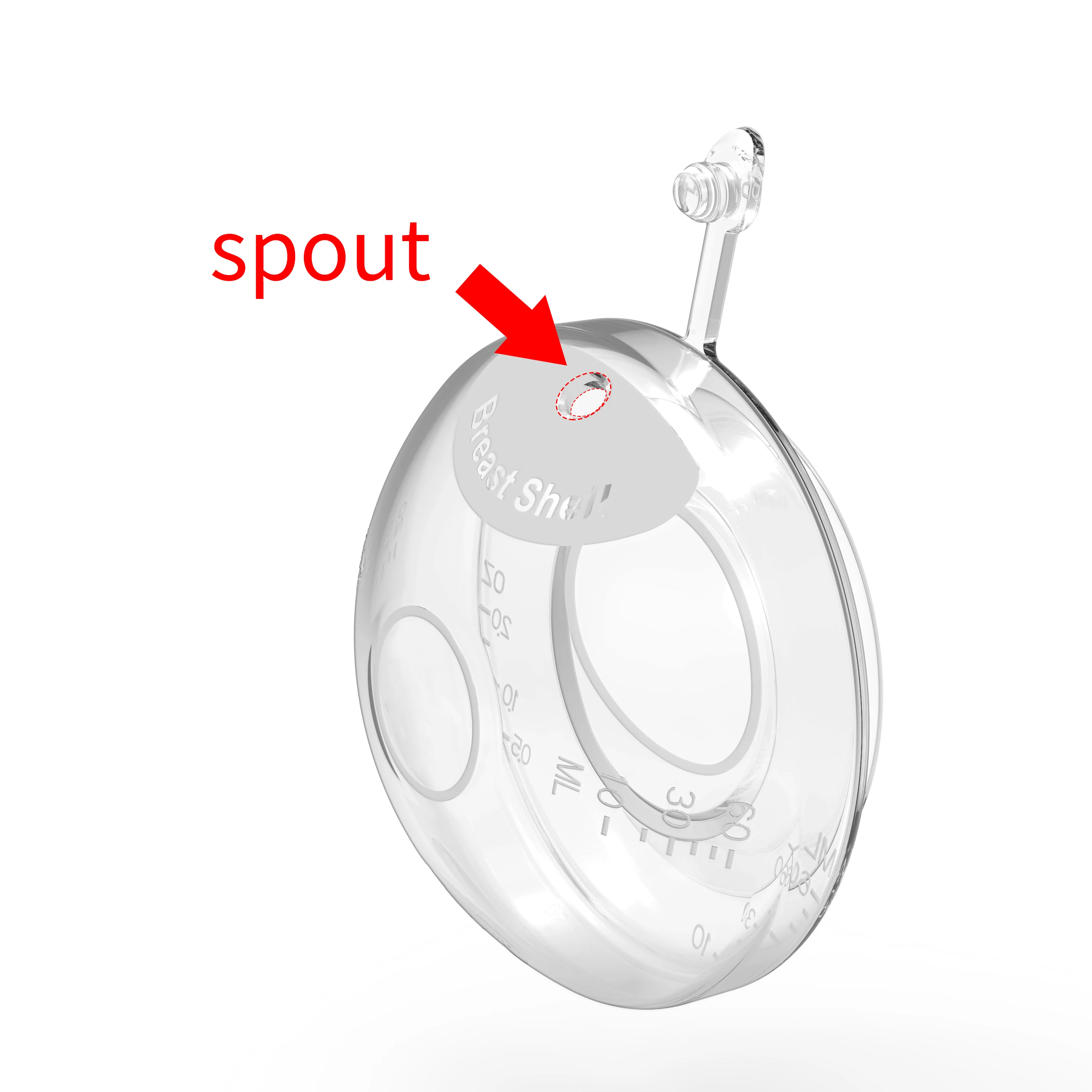 Silicone Breast Milk Collector Shell J01 milk collectors product detail image for OEM/ODM suppliers